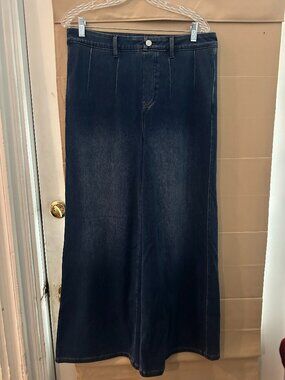 Halara Flex™ High Waisted Tummy Control Wide Leg Casual Jeans with Pockets